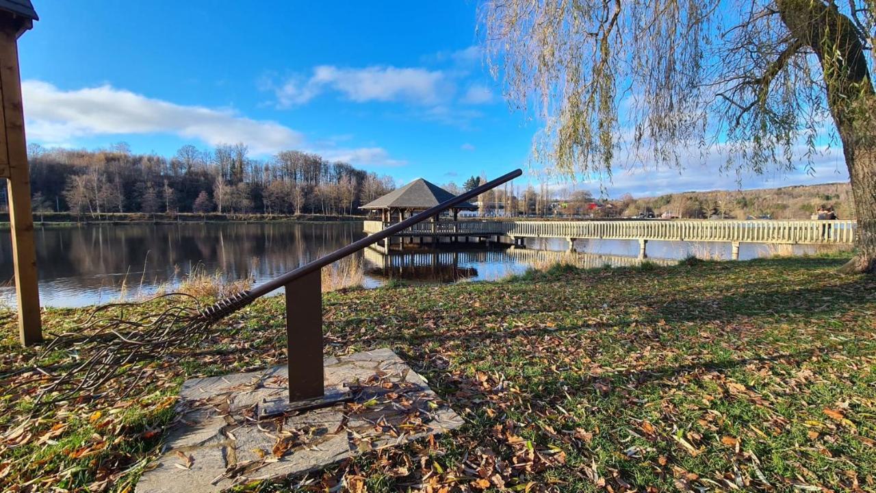 Le Salmoyard, Studio Au Bord Du Lac A Vielsalm Exterior foto